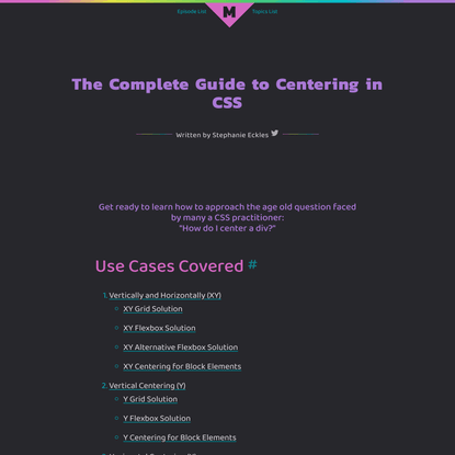 The Complete Guide to Centering in CSS | Modern CSS Solutions