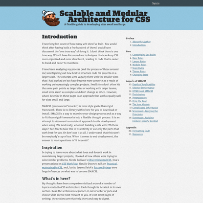 Book - Scalable and Modular Architecture for CSS
