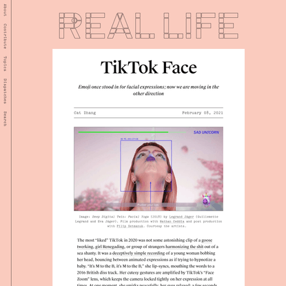 TikTok Face — Real Life