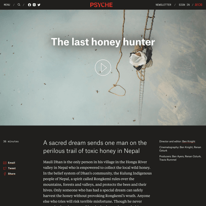 The last honey hunter | Psyche Films