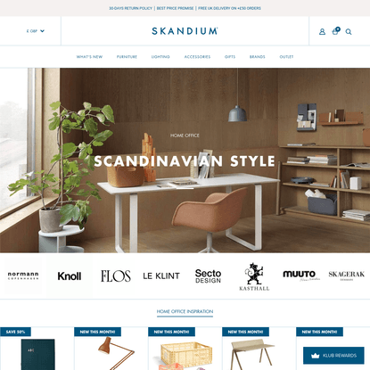 Scandinavian Interior Design Furniture &amp; Gifts from Skandium - SKANDIUM