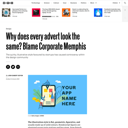 Why does every advert look the same? Blame Corporate Memphis