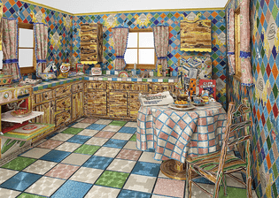 Liza Lou, Kitchen, 1991-96