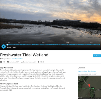 Freshwater Tidal Wetland | Chronolog