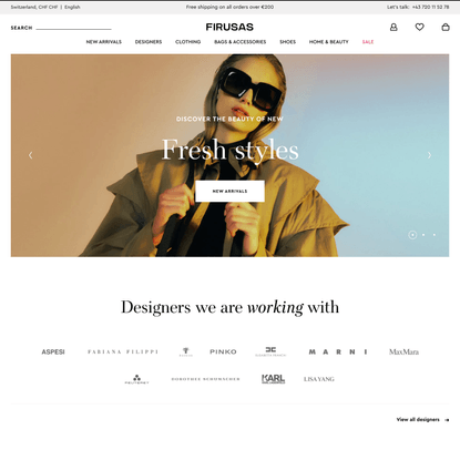 Women’s Designer Shopping │ Firusas.com