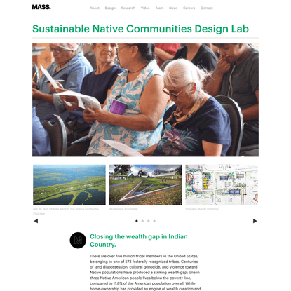 Sustainable Native Communities Design Lab