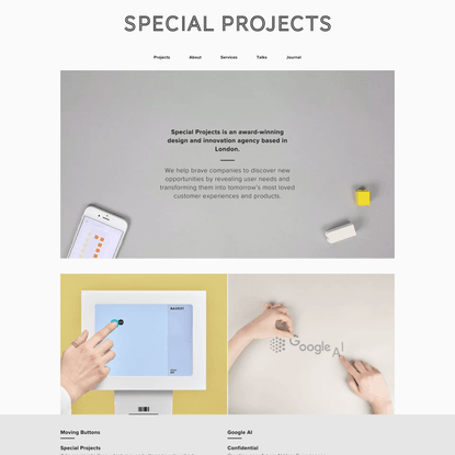 Special Projects - Home