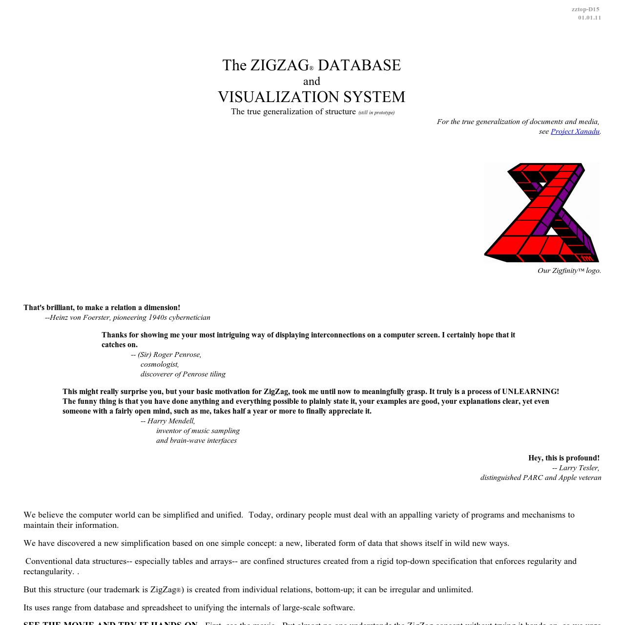 True Structure: ZigZag®
