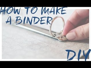 DIY How to make a binder from scratch