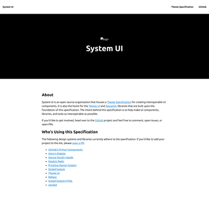 System UI