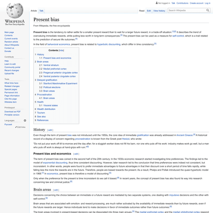 Present bias - Wikipedia