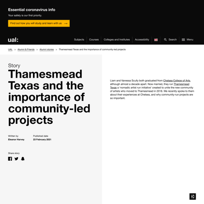 Thamesmead Texas and the importance of community-led projects