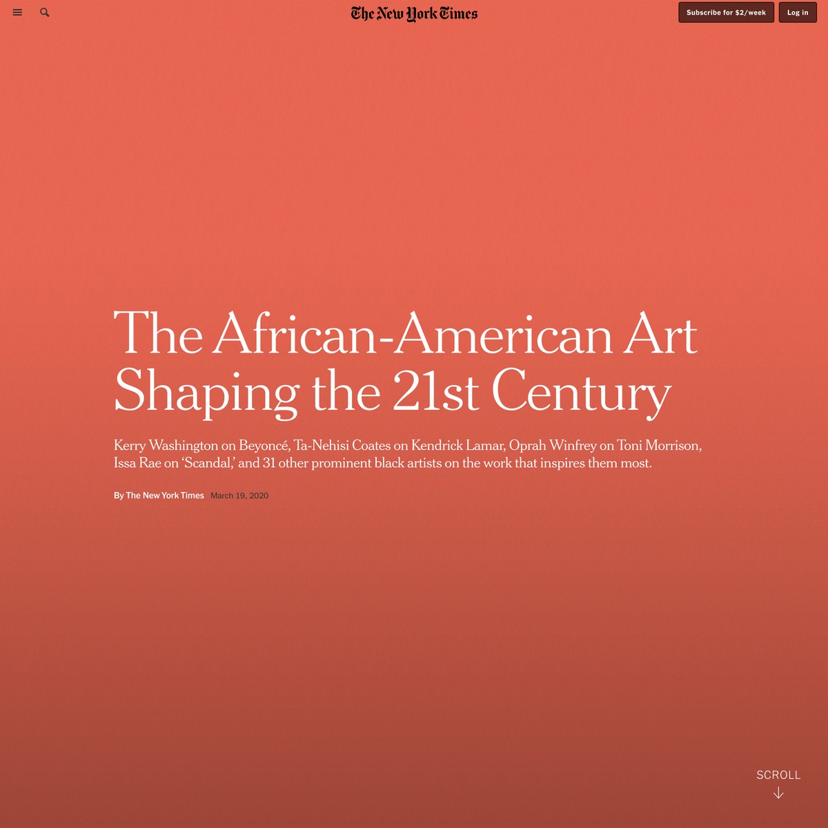 35 Top AfricanAmerican Artists on the Work That Inspires Them — Are.na