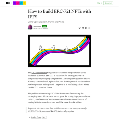 How to Build ERC-721 NFTs with IPFS