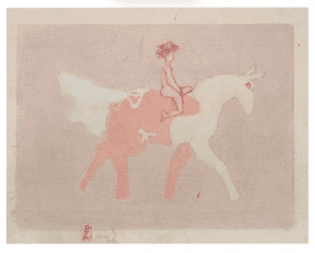 Hatsuyama Shigeru, The White Horse, 1948