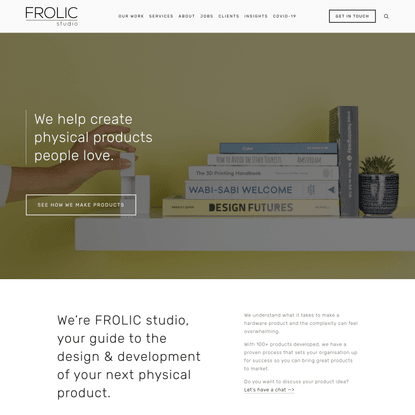 FROLIC studio | Strategic Product Design &amp; Development