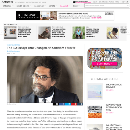 The 10 Essays That Changed Art Criticism Forever