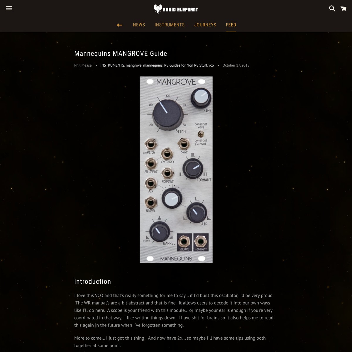 Mannequins MANGROVE Guide — Are.na