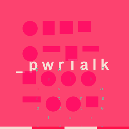 pwrtalk (prototype)