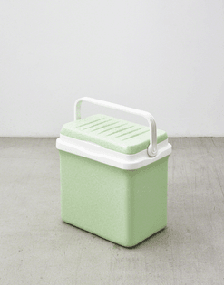 Elmgreen &amp; Dragset Cooling Box (Pastel Green and Traffic White), 2015