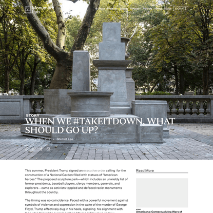 When We #TakeItDown, What Should Go Up? - Monument Lab