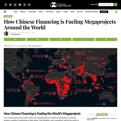 How Chinese Financing is Fueling Megaprojects Around the World