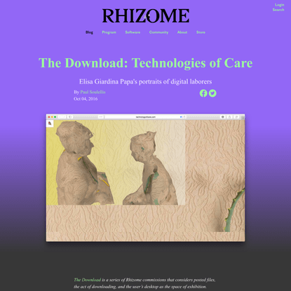 The Download: Technologies of Care