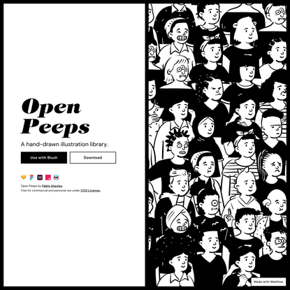Open Peeps, Hand-Drawn Illustration Library