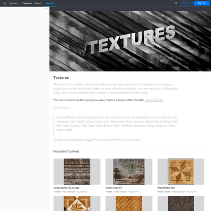 Textures - Blender Cloud