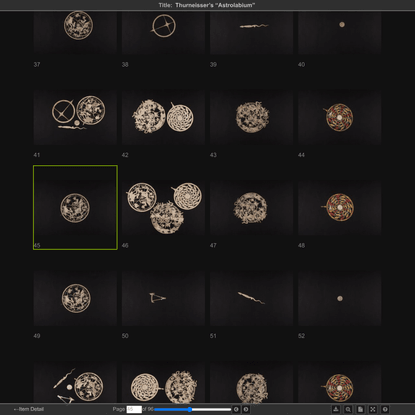 Thurneisser’s “Astrolabium” — Viewer — World Digital Library
