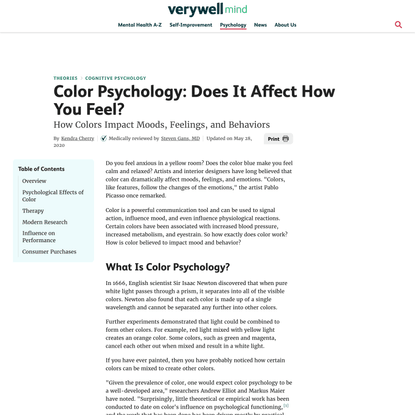 Can Color Affect Your Mood and Behavior?
