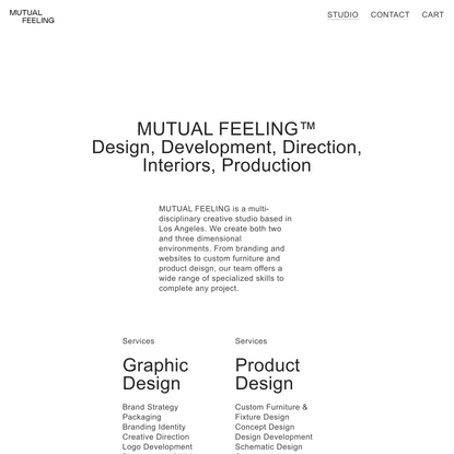 STUDIO — Mutual Feeling