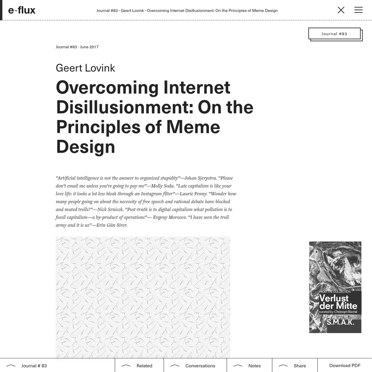 Overcoming Internet Disillusionment: On the Principles of Meme Design -  Journal #83