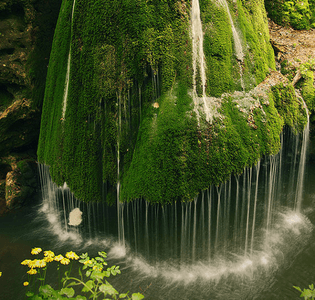 Bigăr waterfall, Romania.