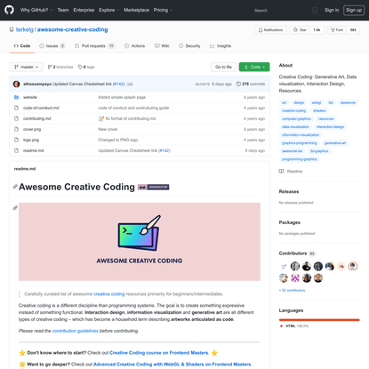 terkelg/awesome-creative-coding