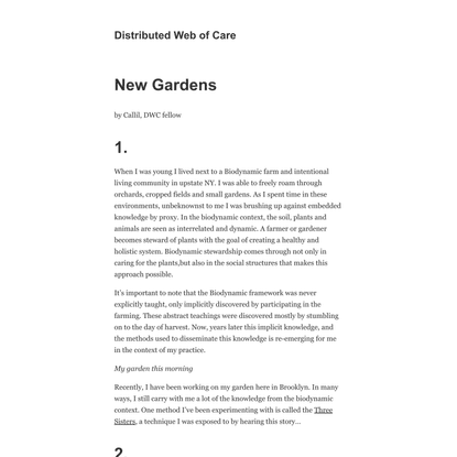 New Gardens