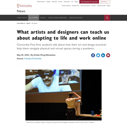 What artists and designers can teach us about adapting to life and work online