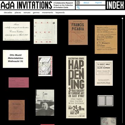 AdA Invitations – Archive as Event