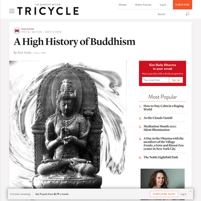 A High History of Buddhism