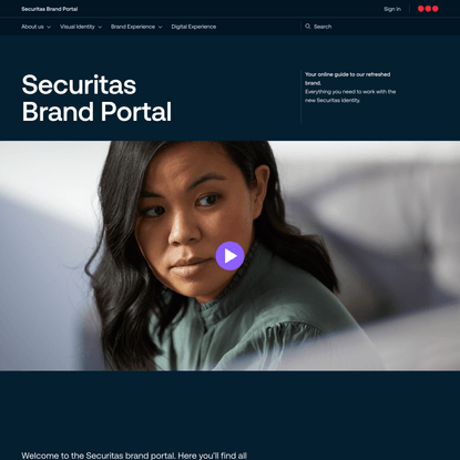 Securitas Brand Portal – See a different world