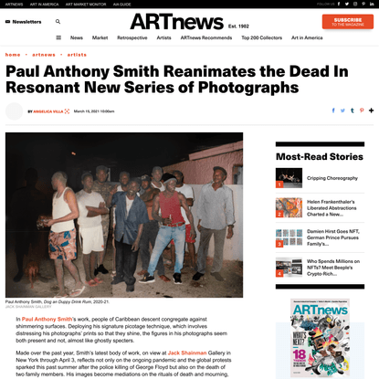 Paul Anthony Smith Reanimates the Dead In Resonant New Series of Photographs