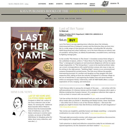 Last of Her Name |
