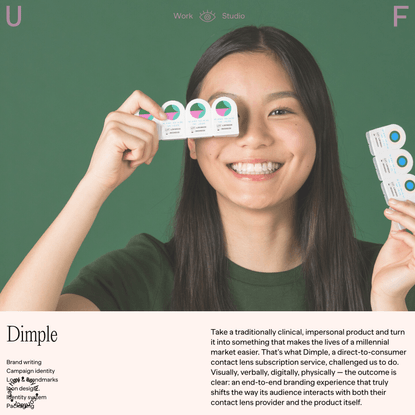 Universal Favourite - Dimple, creating a brand system with a clear vision