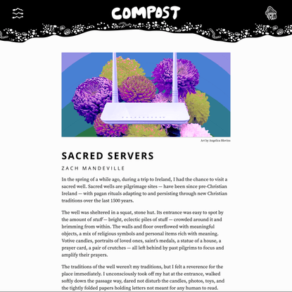COMPOST Issue 01: Sacred Servers by Zach Mandeville