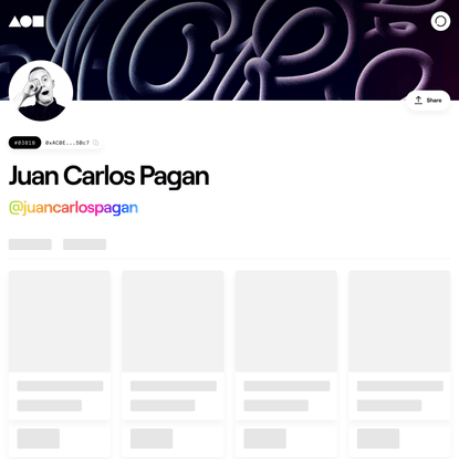 Juan Carlos Pagan (@juancarlospagan) | Foundation