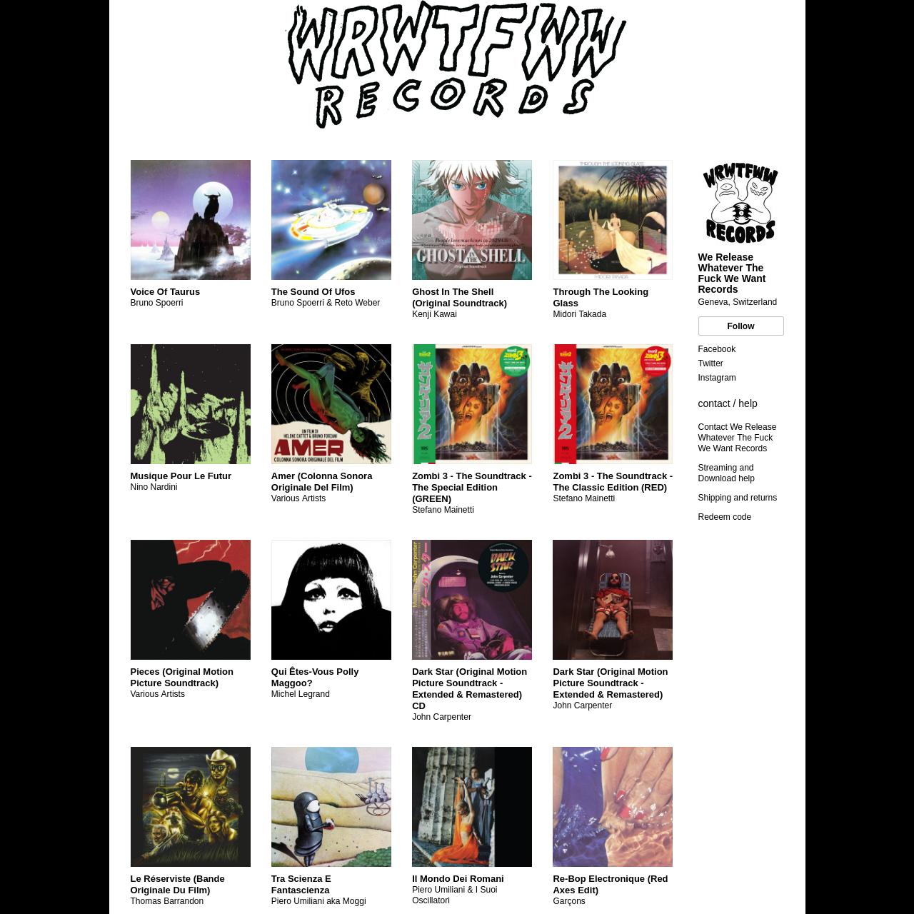 We Release Whatever The Fuck We Want Records