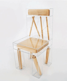 mogifire: exploded chair by Joyce Lin