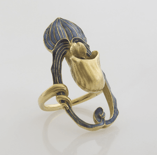 Orchid Ring by René Lalique