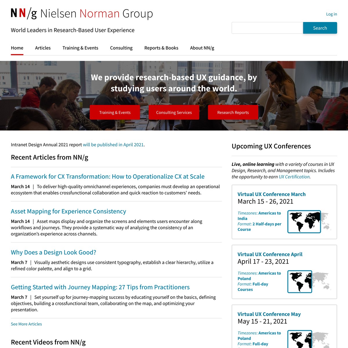 Nielsen Norman Group Ux Training Consulting And Research — Arena 9008