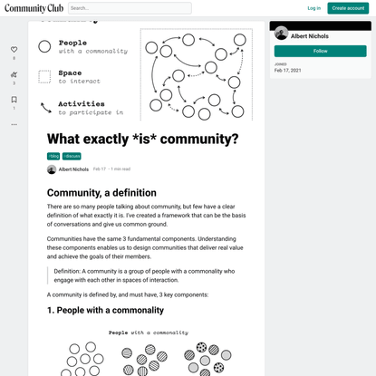 What exactly *is* community?
